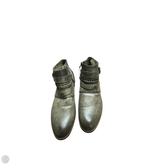 Boots Ankle Heels By Sugar In Brown, Size: 9.5