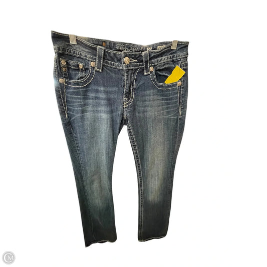 Jeans Flared By Miss Me In Blue Denim, Size: 8