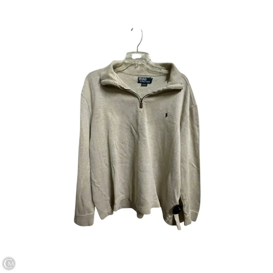 Sweatshirt Collar By Polo Ralph Lauren In Cream, Size: L
