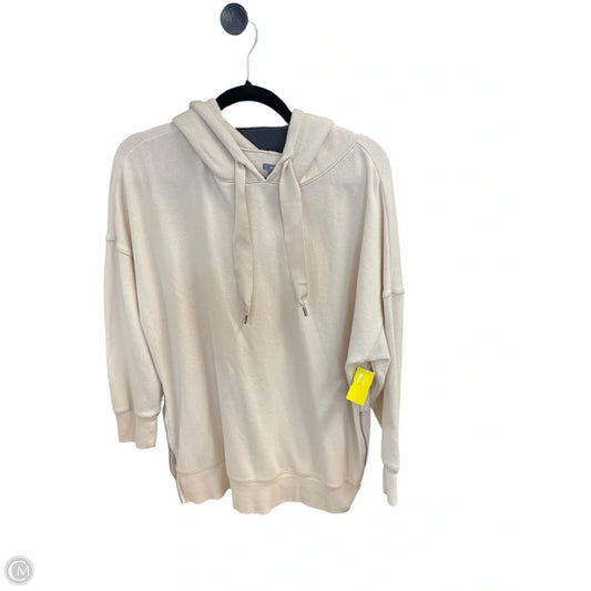 Sweatshirt Hoodie By Aerie In Cream, Size: L