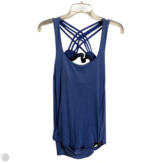 Athletic Tank Top By Lululemon In Blue, Size: M