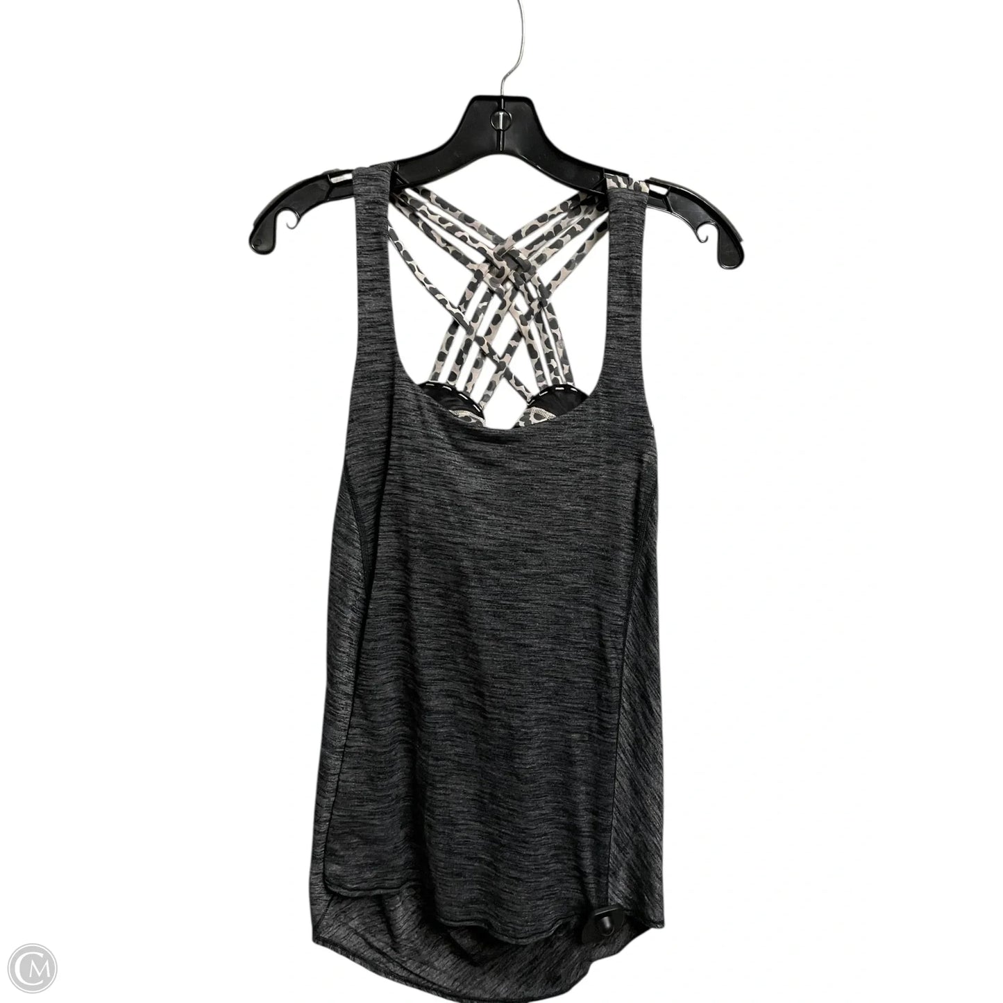 Athletic Tank Top By Lululemon In Grey, Size: M