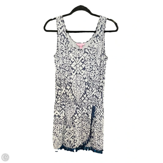 Romper Designer By Lilly Pulitzer In Blue, Size: M