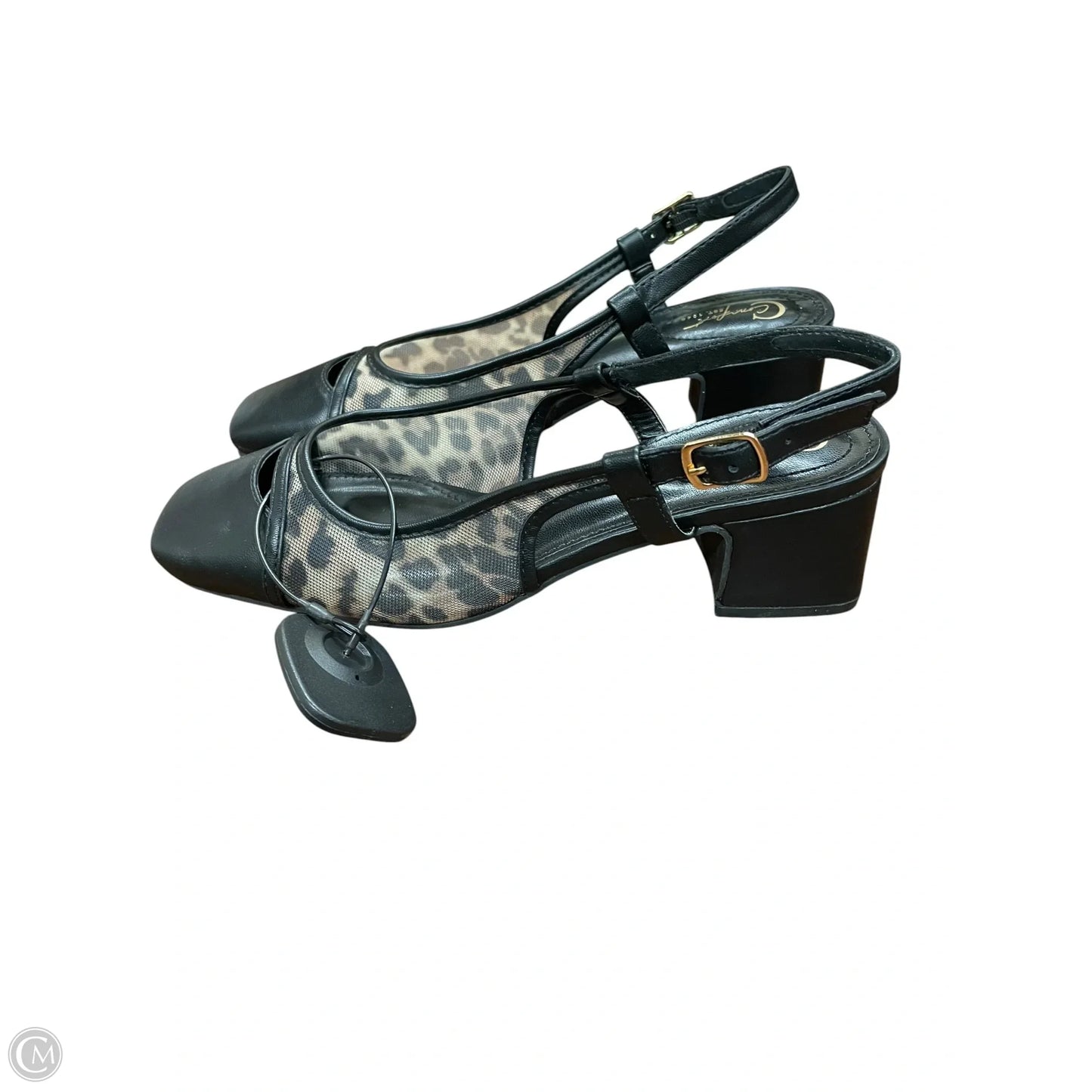 Shoes Heels Kitten By Clothes Mentor In Black, Size: 8