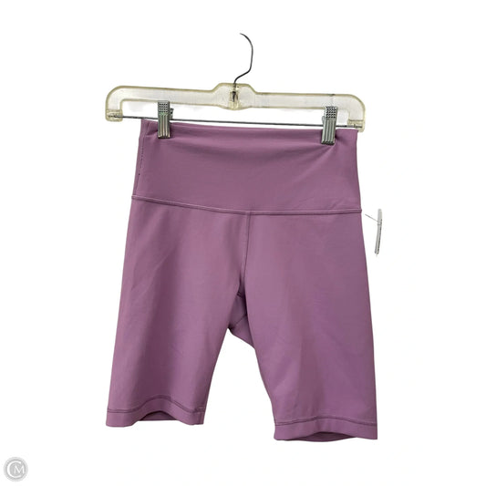 Athletic Shorts By Lululemon In Purple, Size: 6