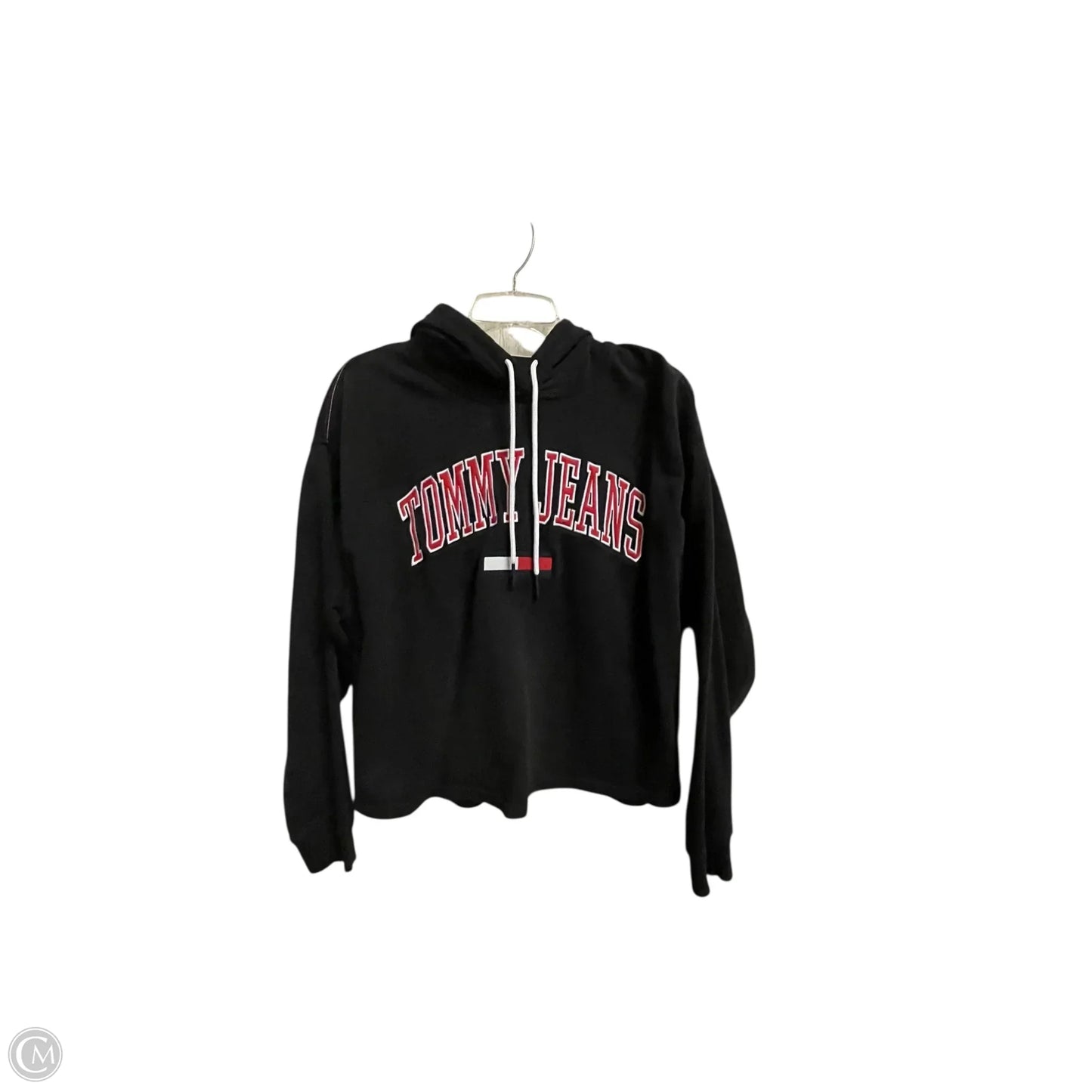 Sweatshirt Hoodie By Clothes Mentor In Black, Size: M