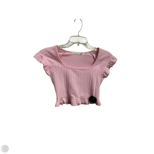 Top Short Sleeve By Altard State In Pink, Size: Xs