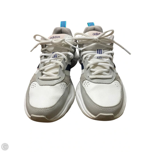 Shoes Athletic By Adidas In White, Size: 6