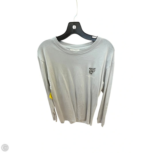 Top Long Sleeve By Simply Southern In Grey & Pink, Size: S