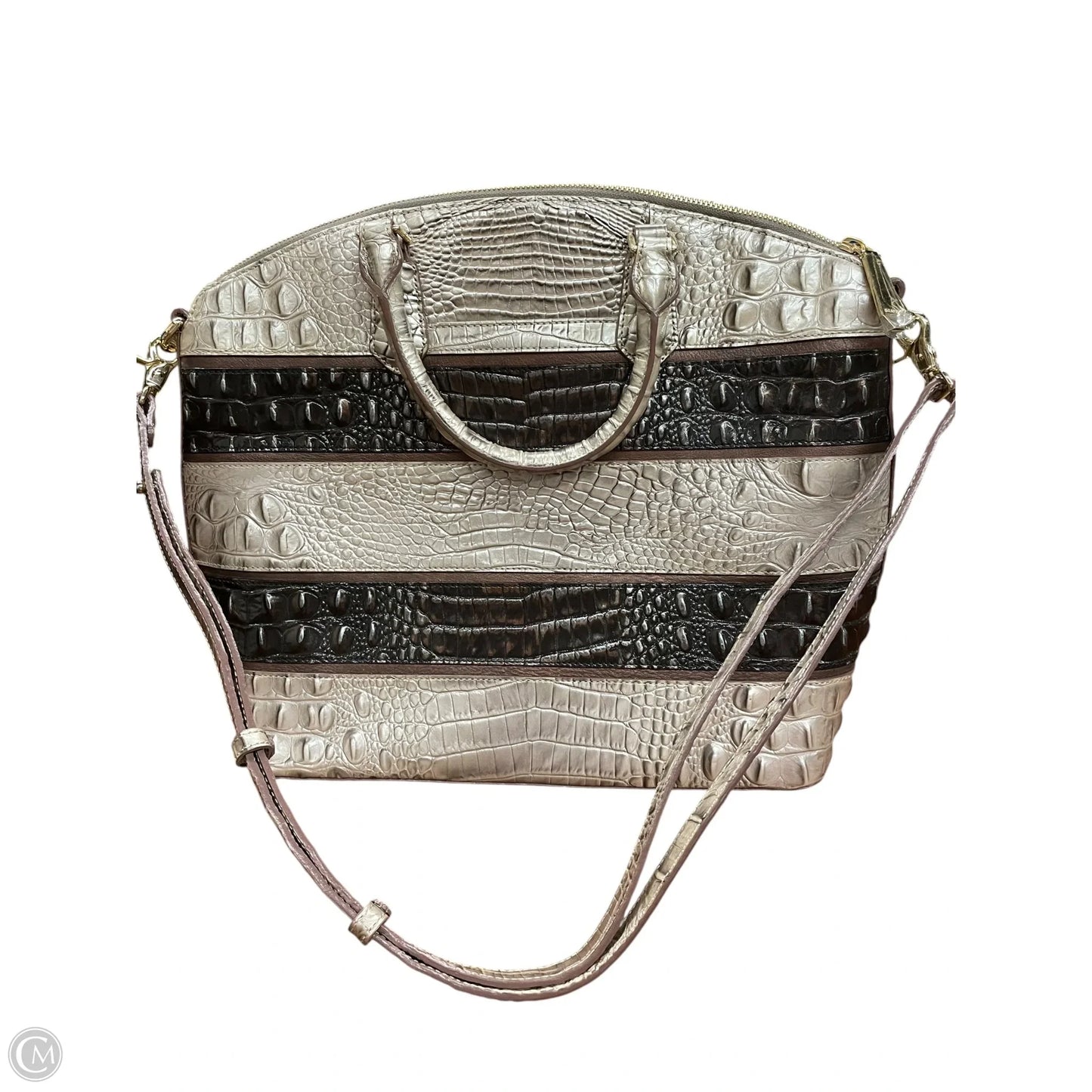 Handbag Designer By Brahmin, Size: Medium