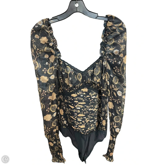 Bodysuit By Free People In Floral Print, Size: L