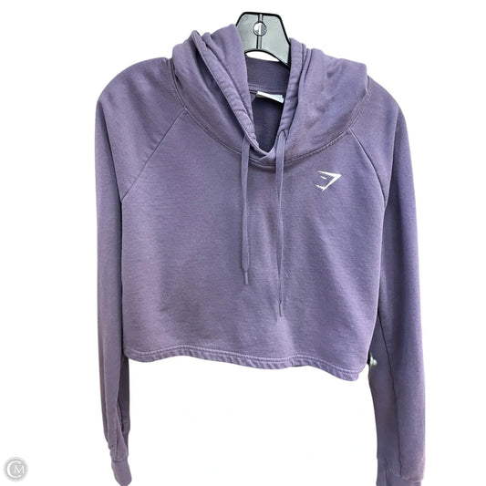 Sweatshirt Hoodie By Gym Shark In Purple, Size: Xl
