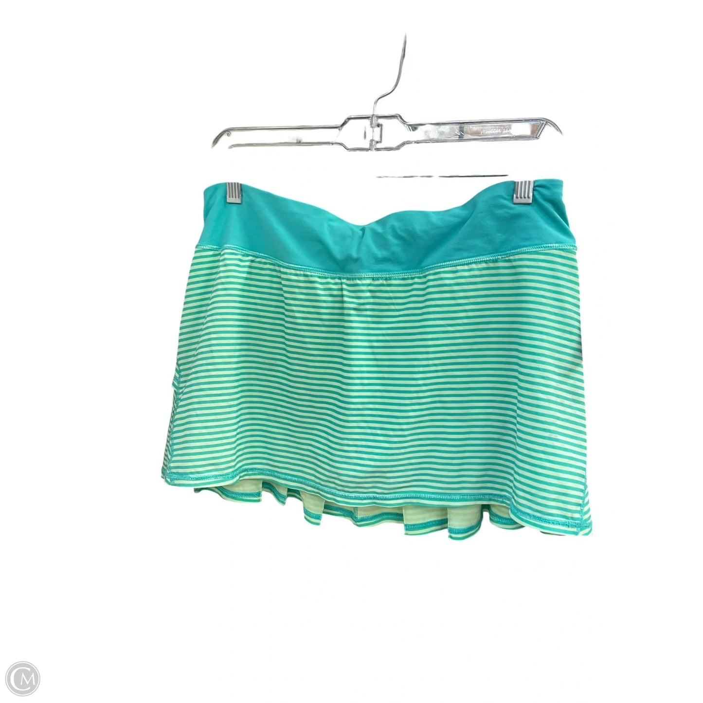 Athletic Skirt By Lululemon In Striped Pattern, Size: 8