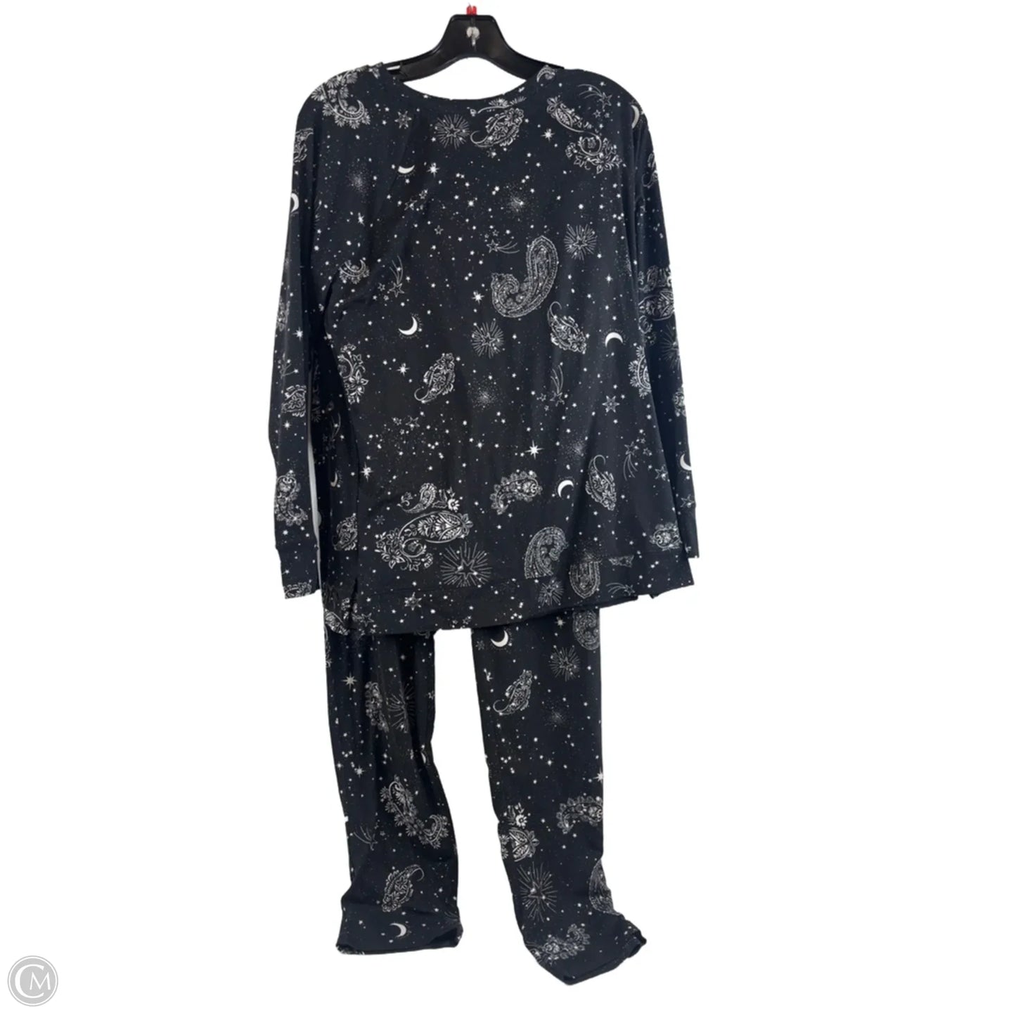 Pajamas 2pc By Isaac Mizrahi Live Qvc In Black & White, Size: Xs