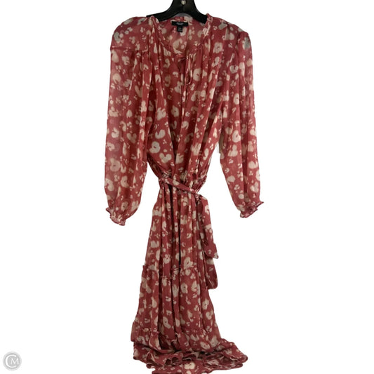 Dress Casual Maxi By Knox Rose In Red & White, Size: Xl