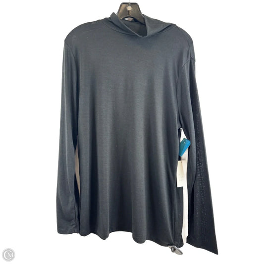 Top Long Sleeve Basic By A New Day In Black, Size: Xxl