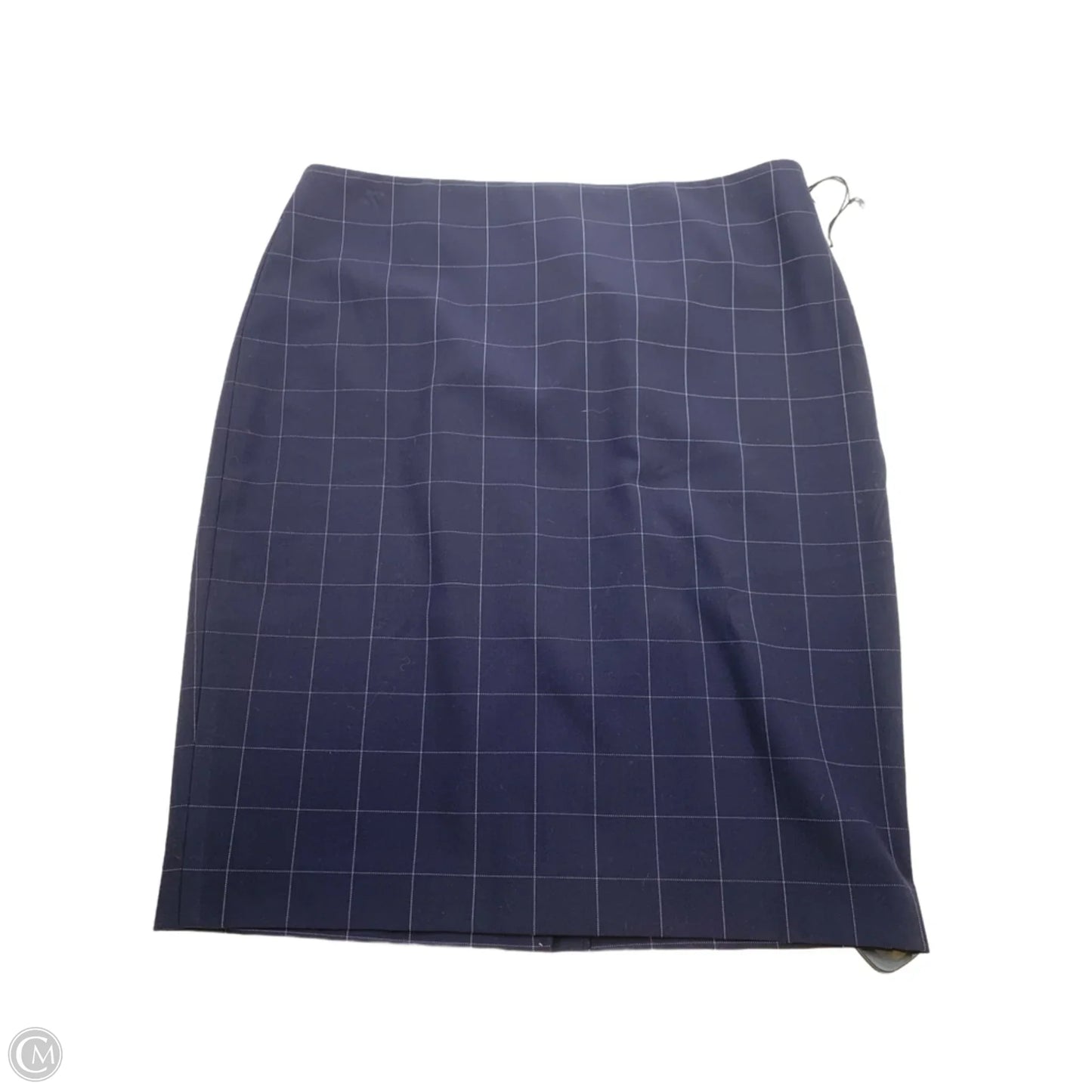 Skirt Mini & Short By Ann Taylor In Blue & White, Size: 8
