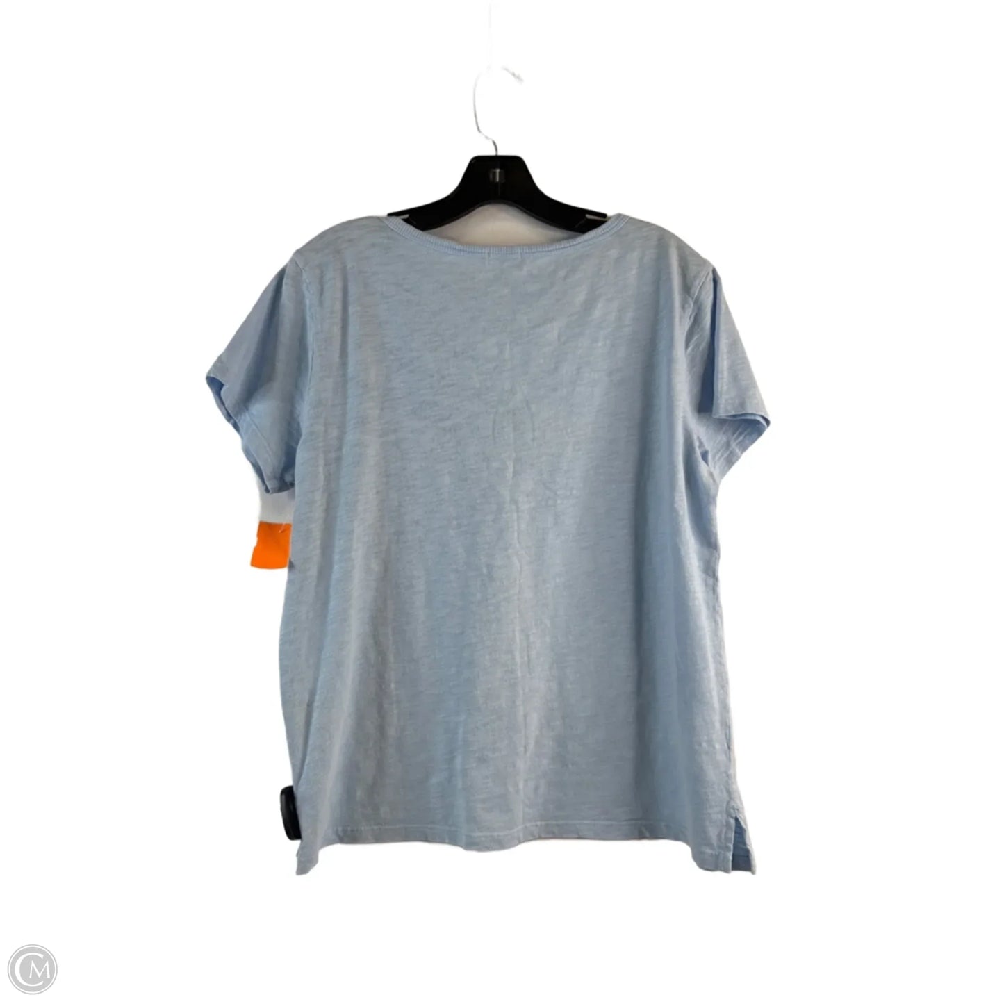 Top Short Sleeve Basic By Dylan In Blue, Size: L