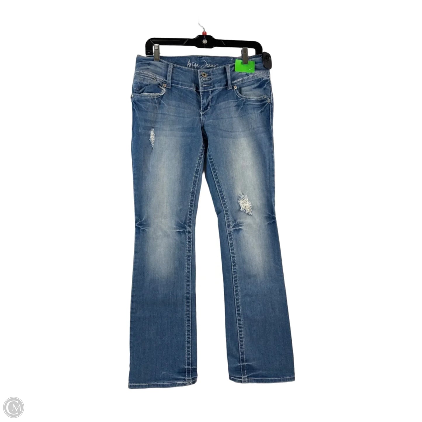 Jeans Flared By Clothes Mentor In Blue Denim, Size: 8