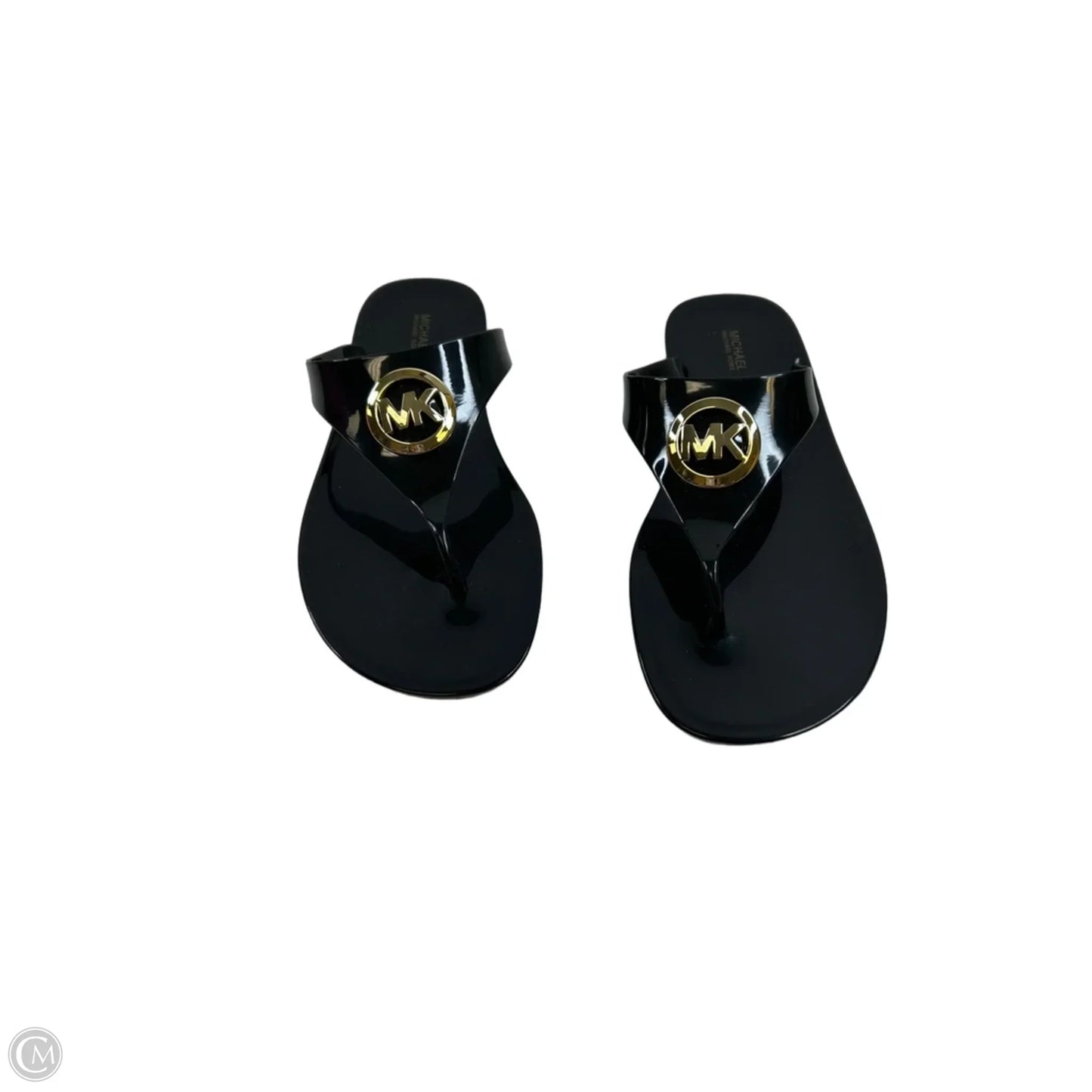 Sandals Flats By Michael By Michael Kors In Black, Size: 11