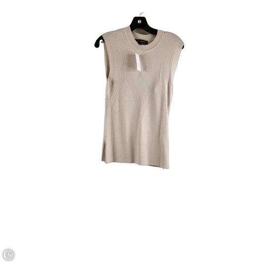 Top Sleeveless By Loft In Tan, Size: M