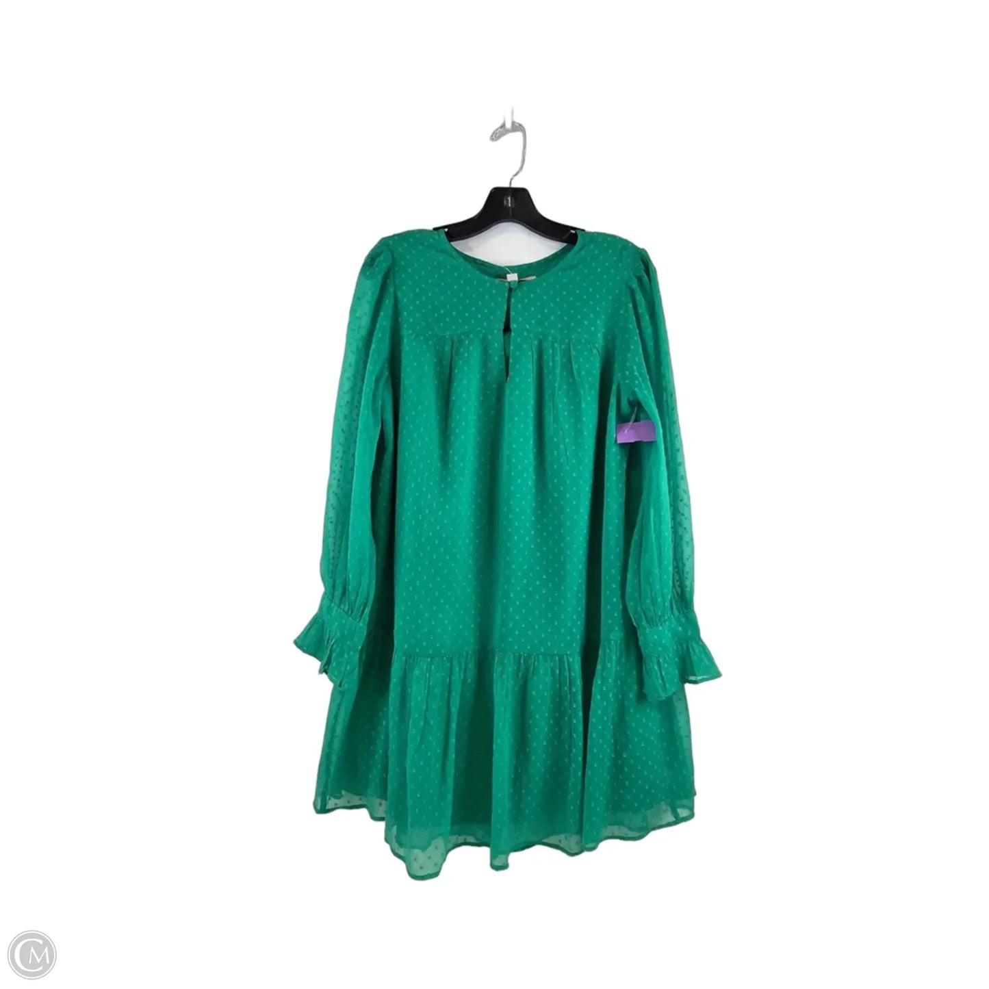 Dress Casual Midi By Loft In Green, Size: M