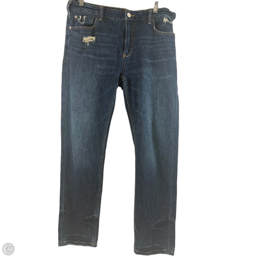 Jeans Straight By Pilcro In Blue Denim, Size: 6