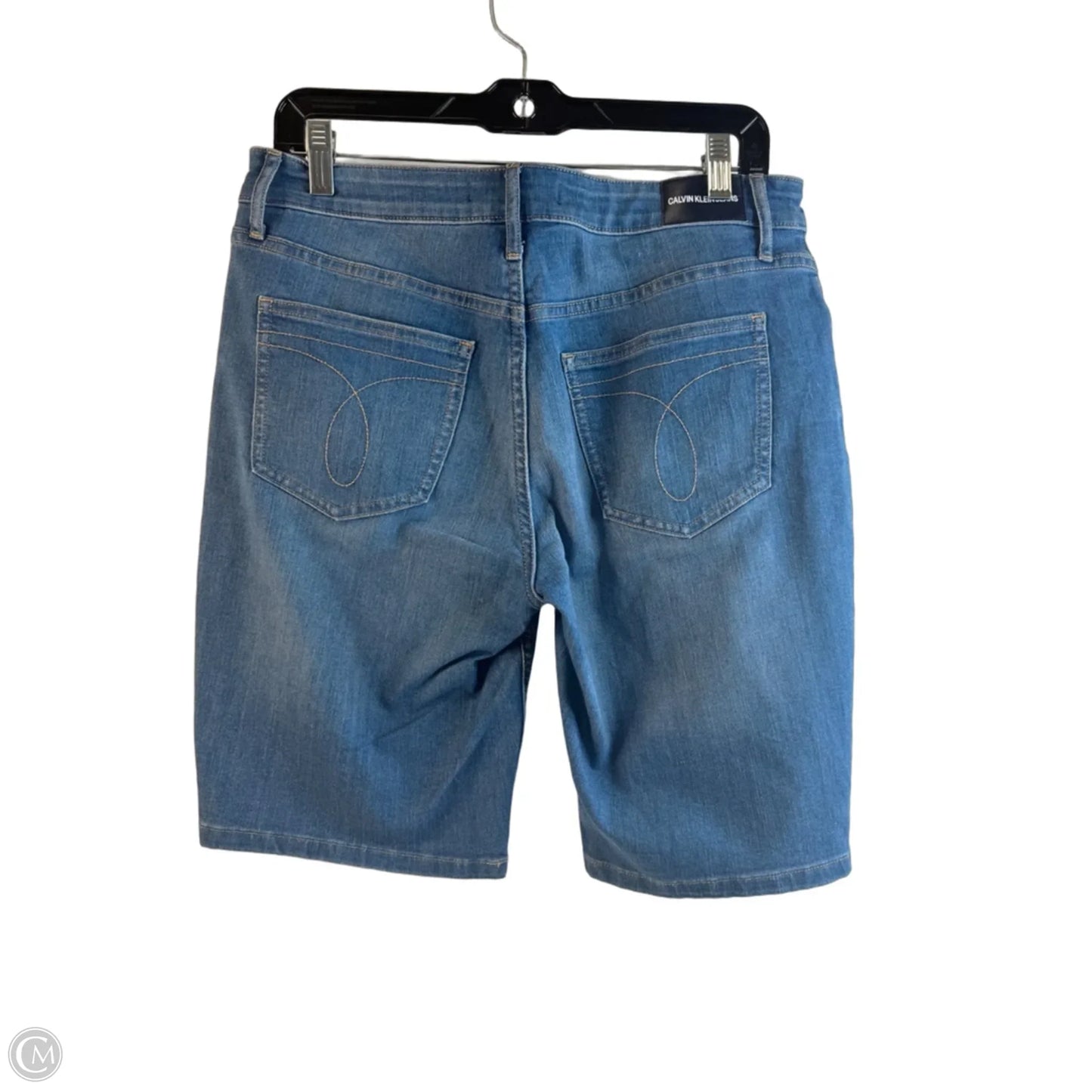 Shorts By Calvin Klein In Blue Denim, Size: 10