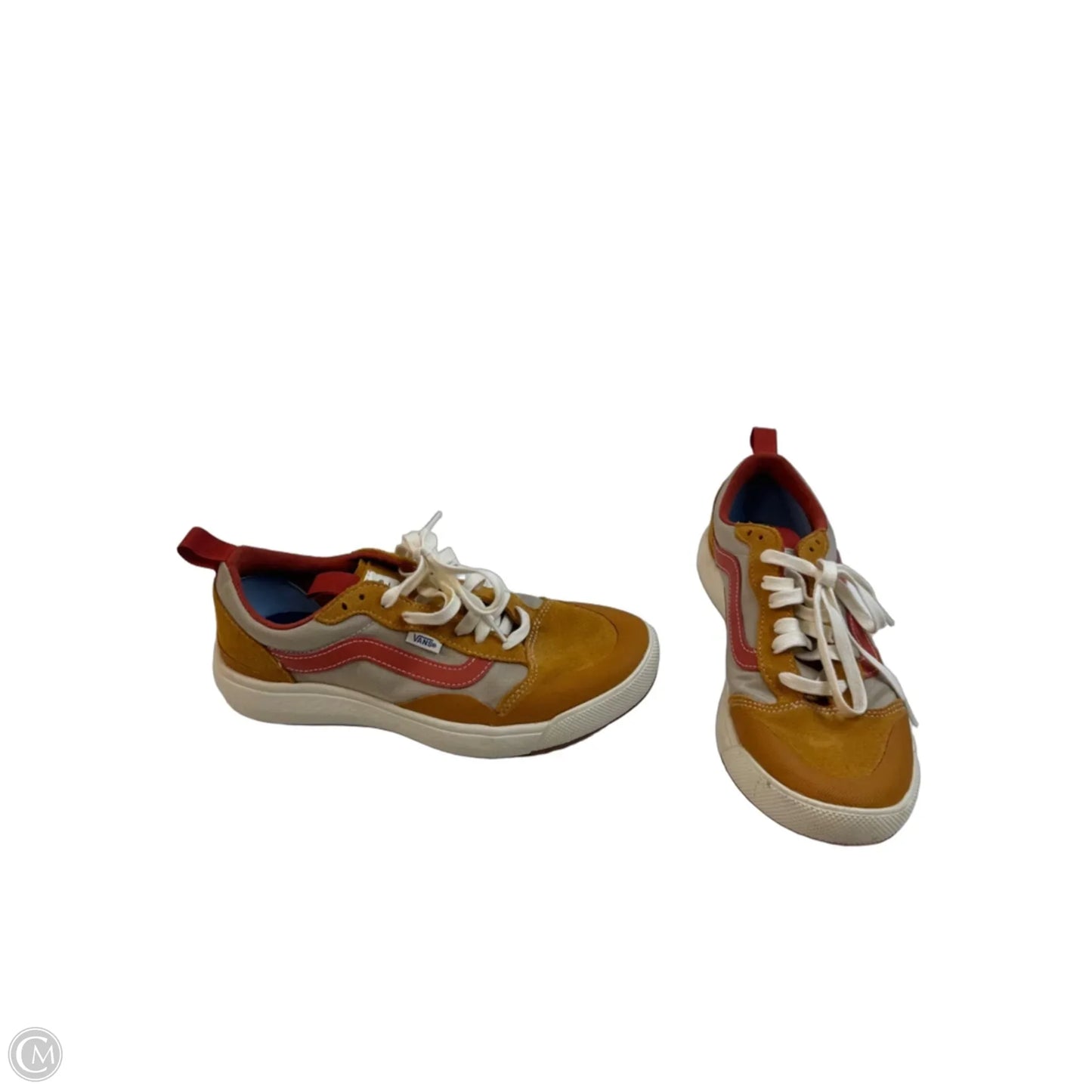 Shoes Sneakers By Vans In Gold, Size: 8.5