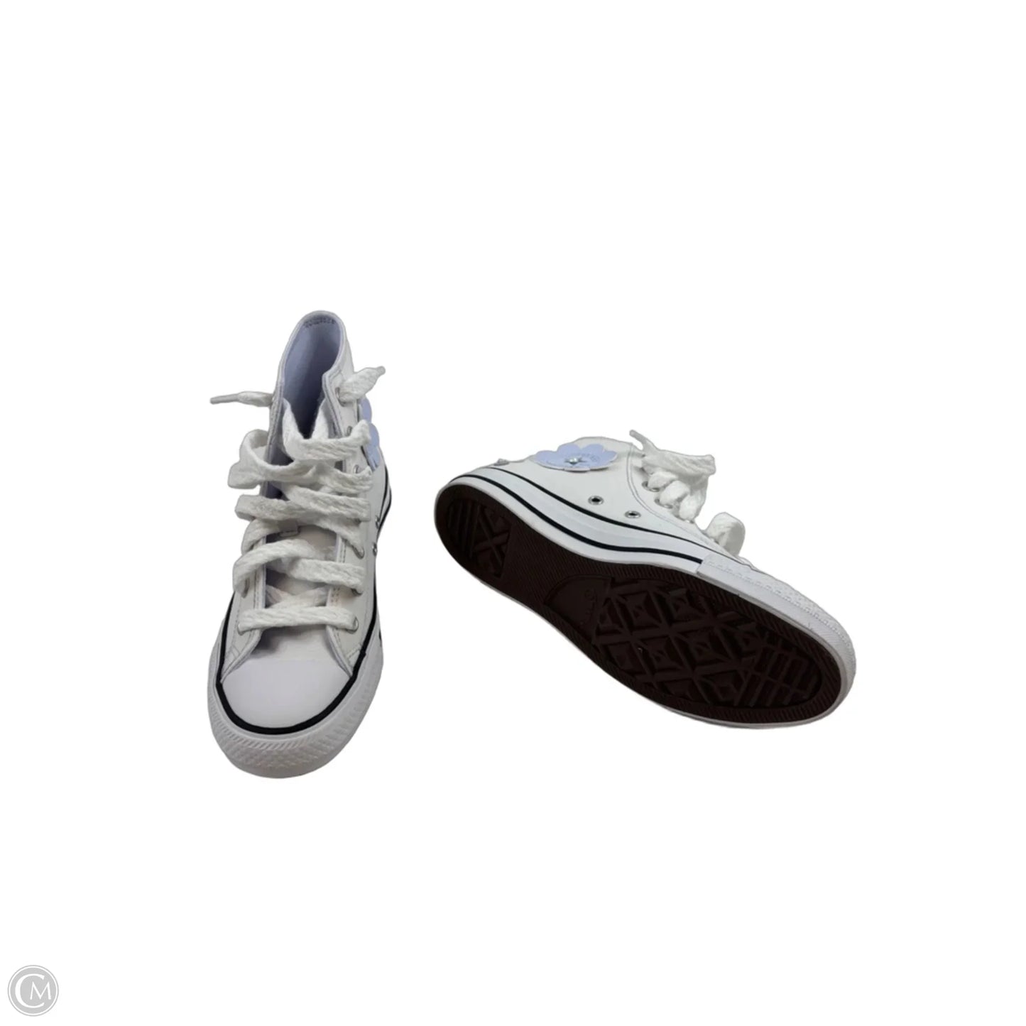 Shoes Sneakers By Converse In Purple & White, Size: 7.5