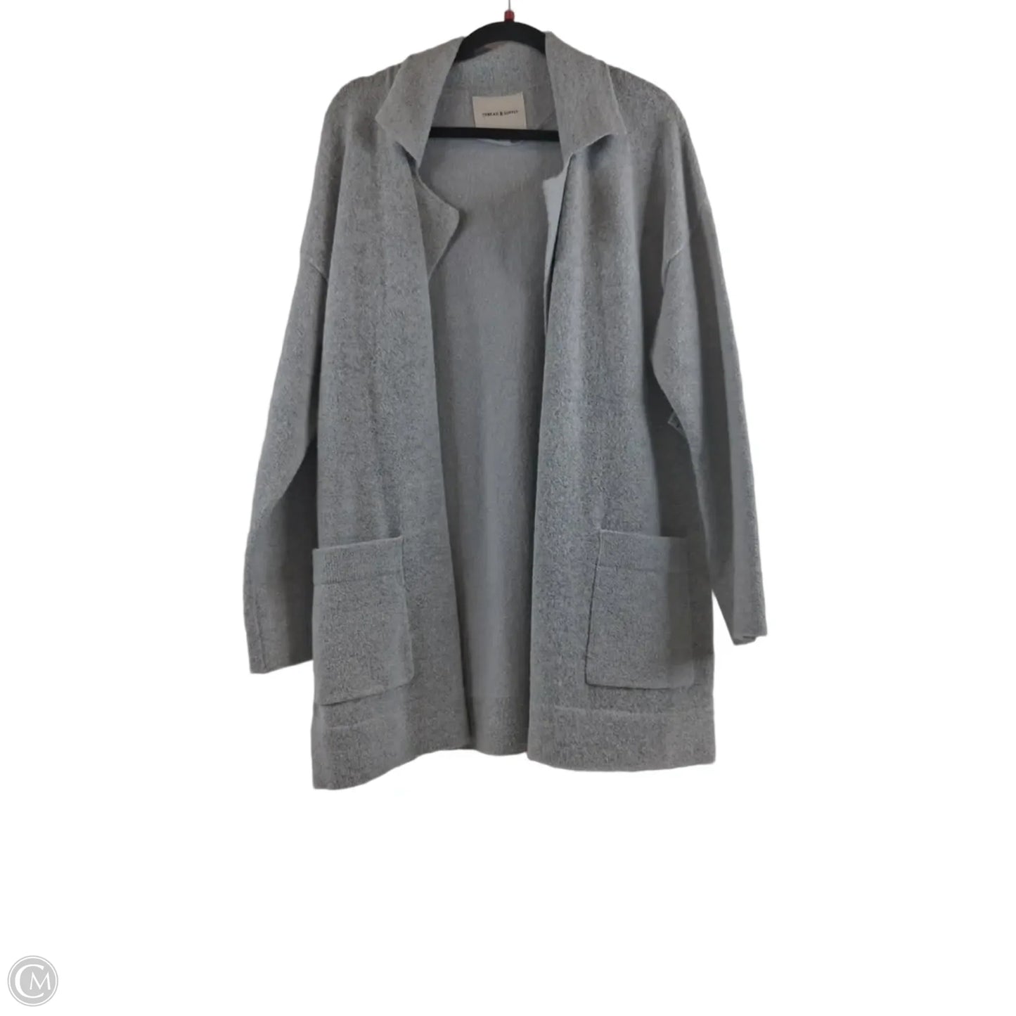 Sweater Cardigan By Thread And Supply In Grey, Size: Xl