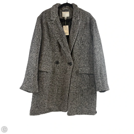 Coat Other By A New Day In Black & Cream, Size: Xl