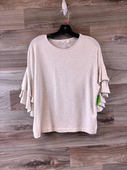 Top Short Sleeve By Loft  Size: Xs