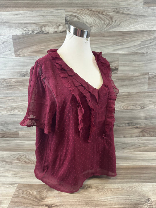 Top Short Sleeve By Loft  Size: Petite   Xl