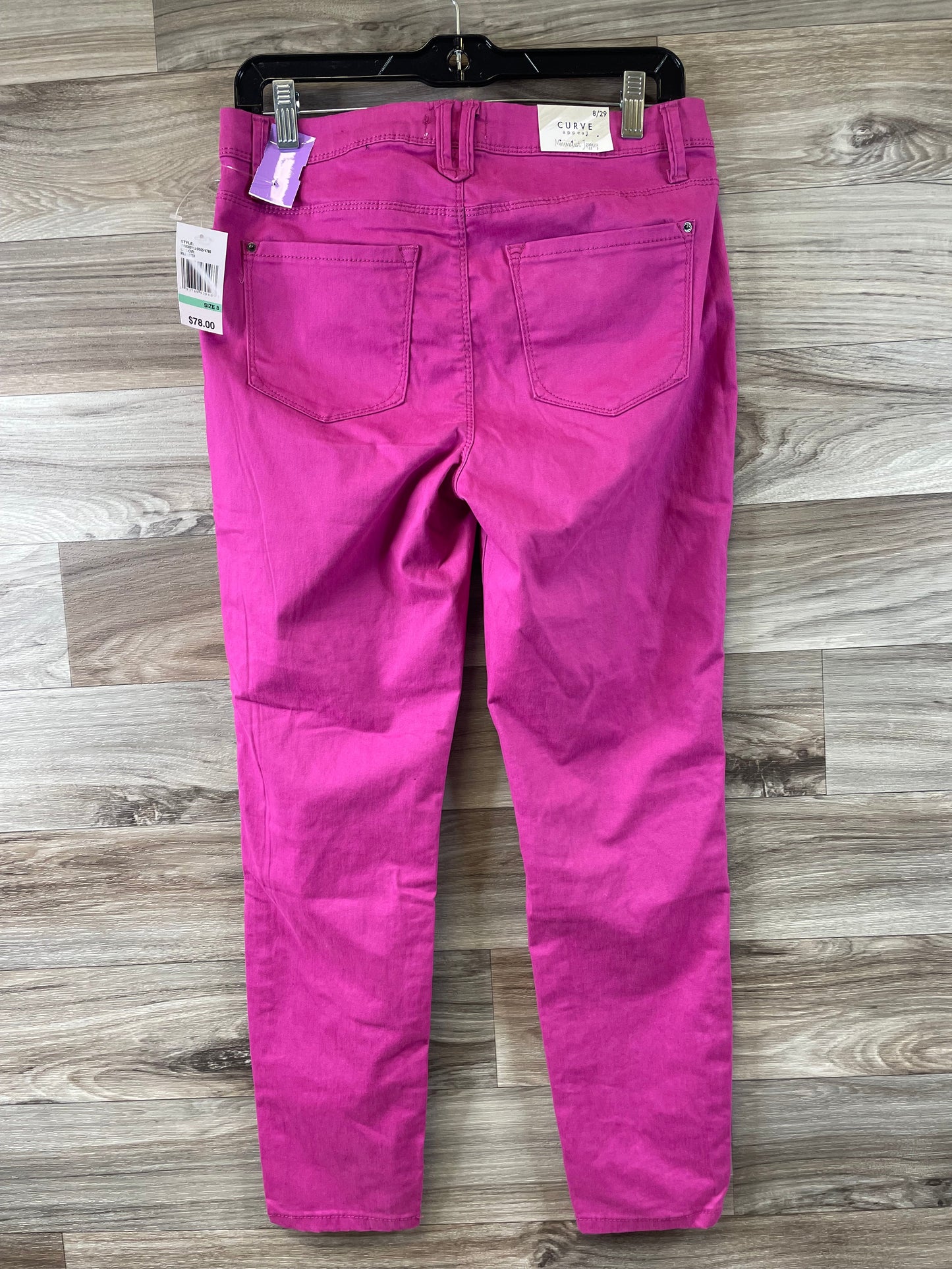 Purple Jeans Jeggings Curve Appeal, Size 8