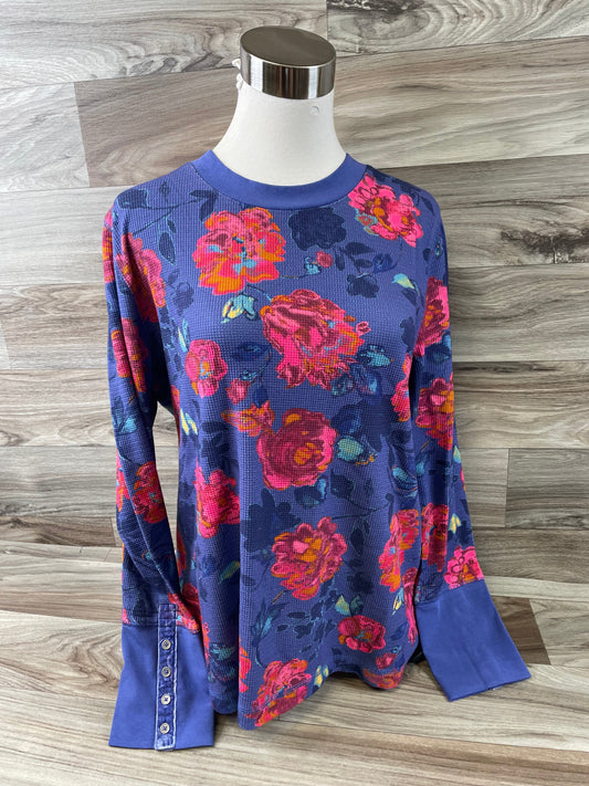 Pink & Purple Top Long Sleeve Sundance, Size Petite   Xl