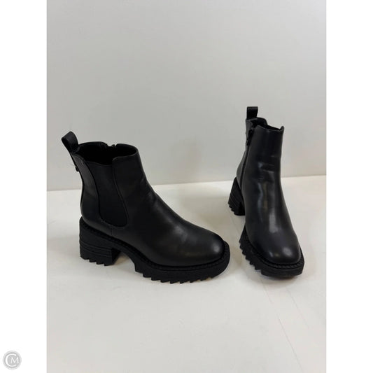 Boots Ankle Heels By Sam And Libby In Black, Size: 7