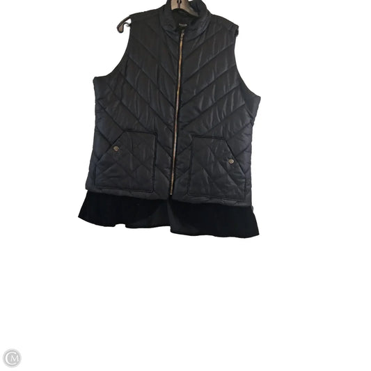 Vest Puffer & Quilted By Kensie In Black, Size: Xl