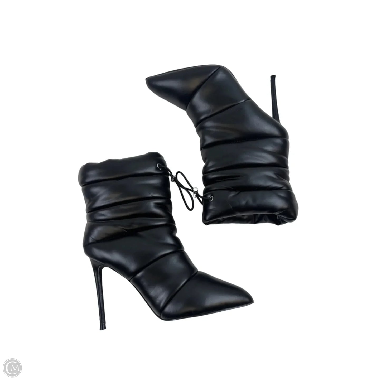Boots Ankle Heels By Steve Madden In Black, Size: 7.5