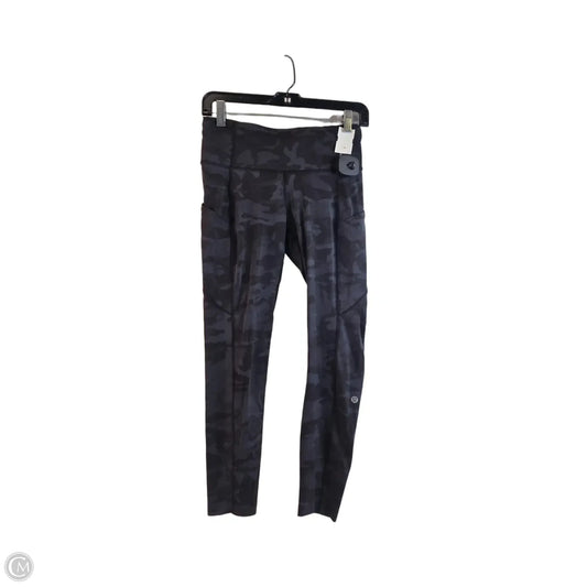 Athletic Leggings By Lululemon In Camouflage Print, Size: S