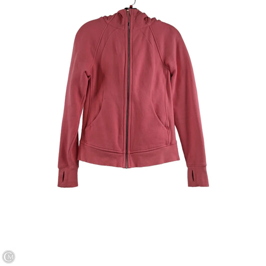 Athletic Jacket By Lululemon In Pink, Size: 6