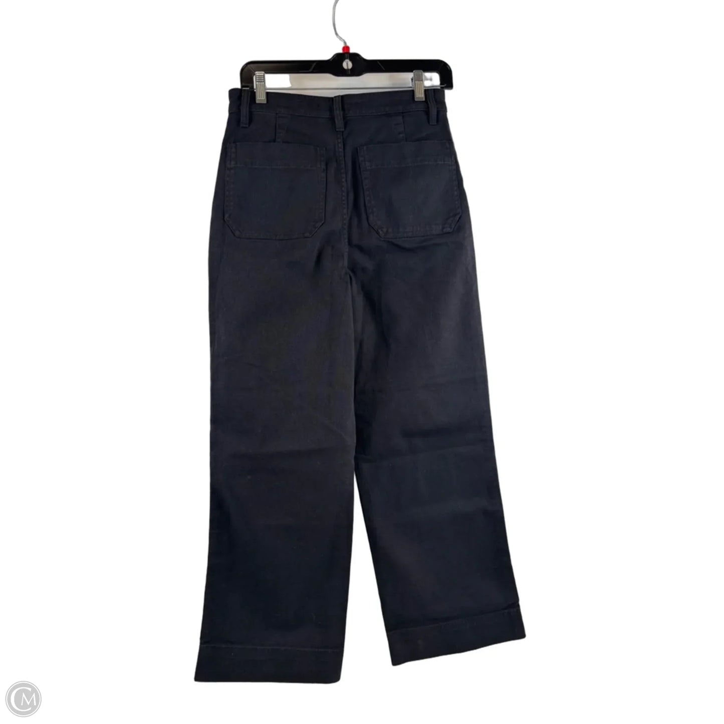 Jeans Straight By Quince In Black, Size: 6
