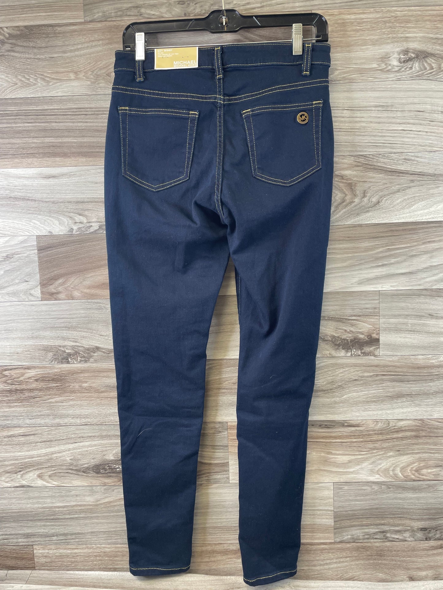 Blue Denim Jeans Skinny Michael By Michael Kors, Size 6