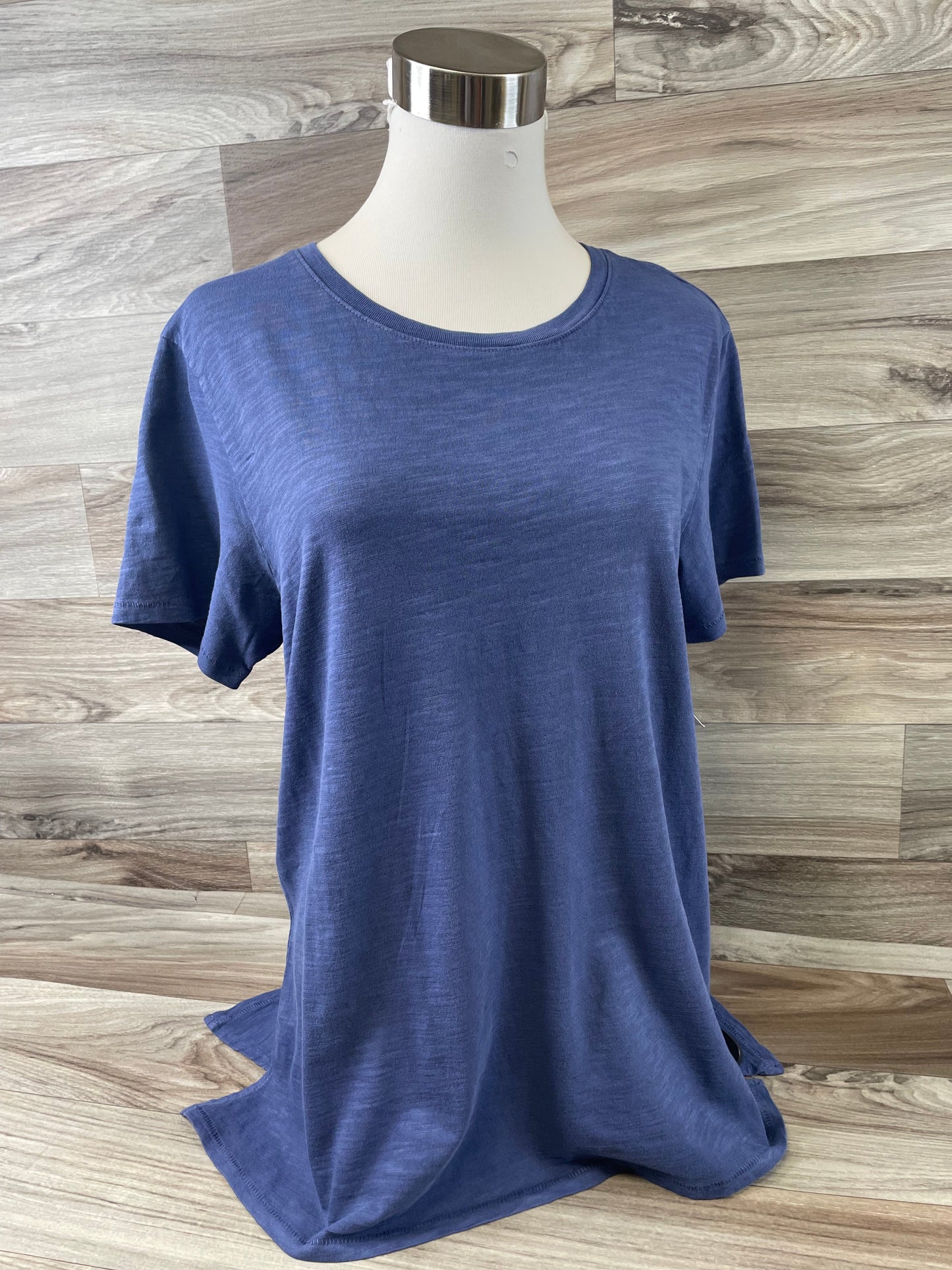 Blue Top Short Sleeve Basic Lucky Brand, Size S