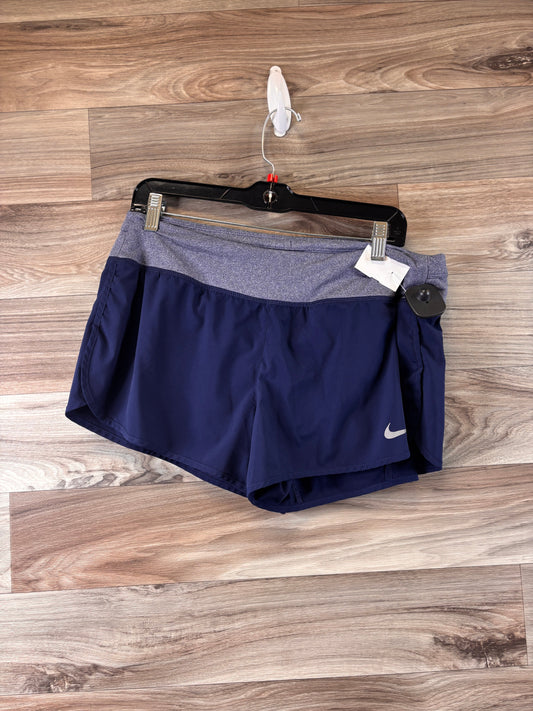 Blue Athletic Shorts Nike Apparel, Size L