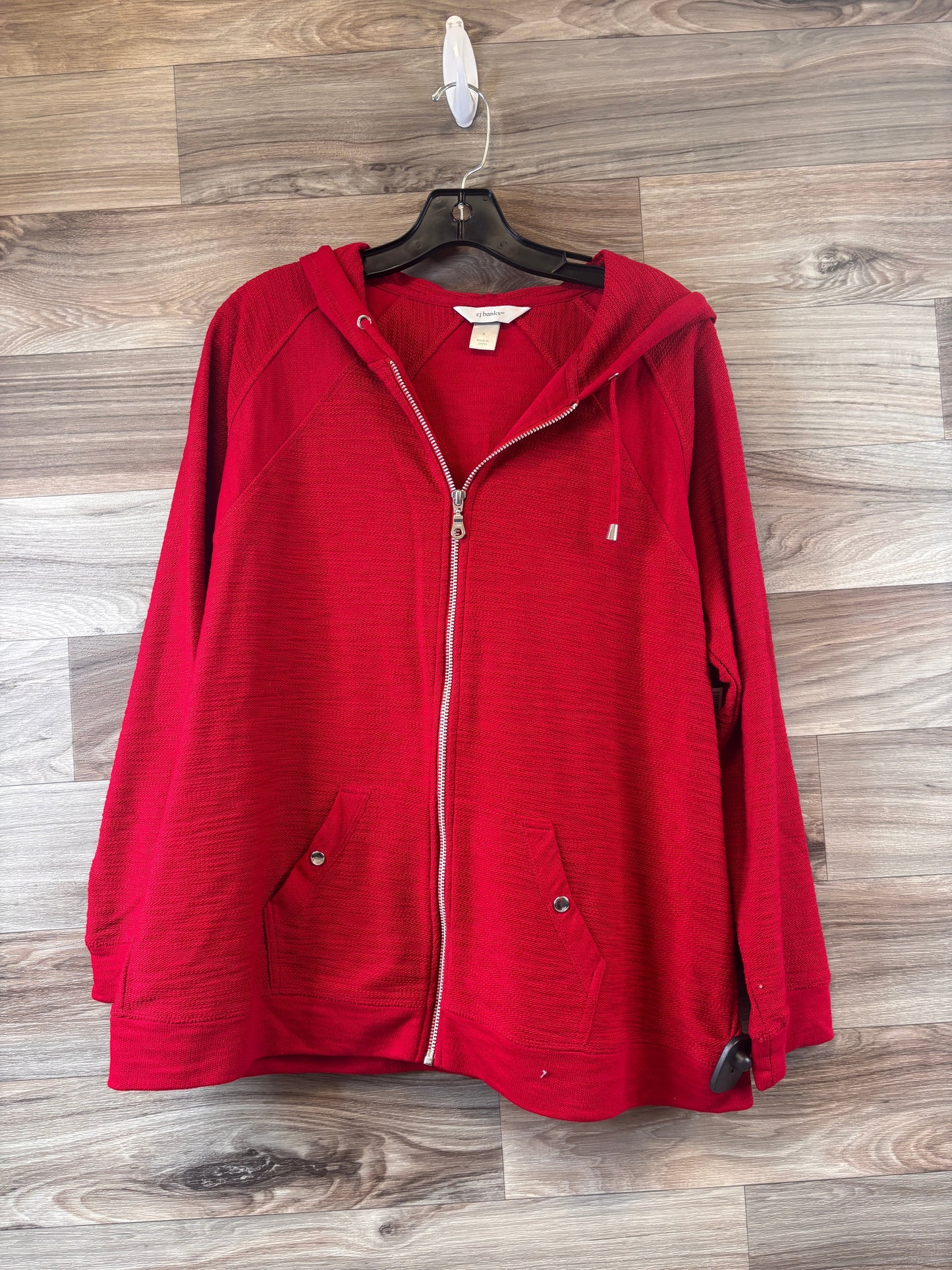 Sweatshirt Hoodie By Cj Banks In Red, Size: Xl