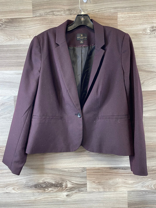 Blazer By Worthington In Purple, Size: Xlp