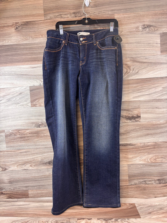 Jeans Straight By Levis In Blue Denim, Size: 10