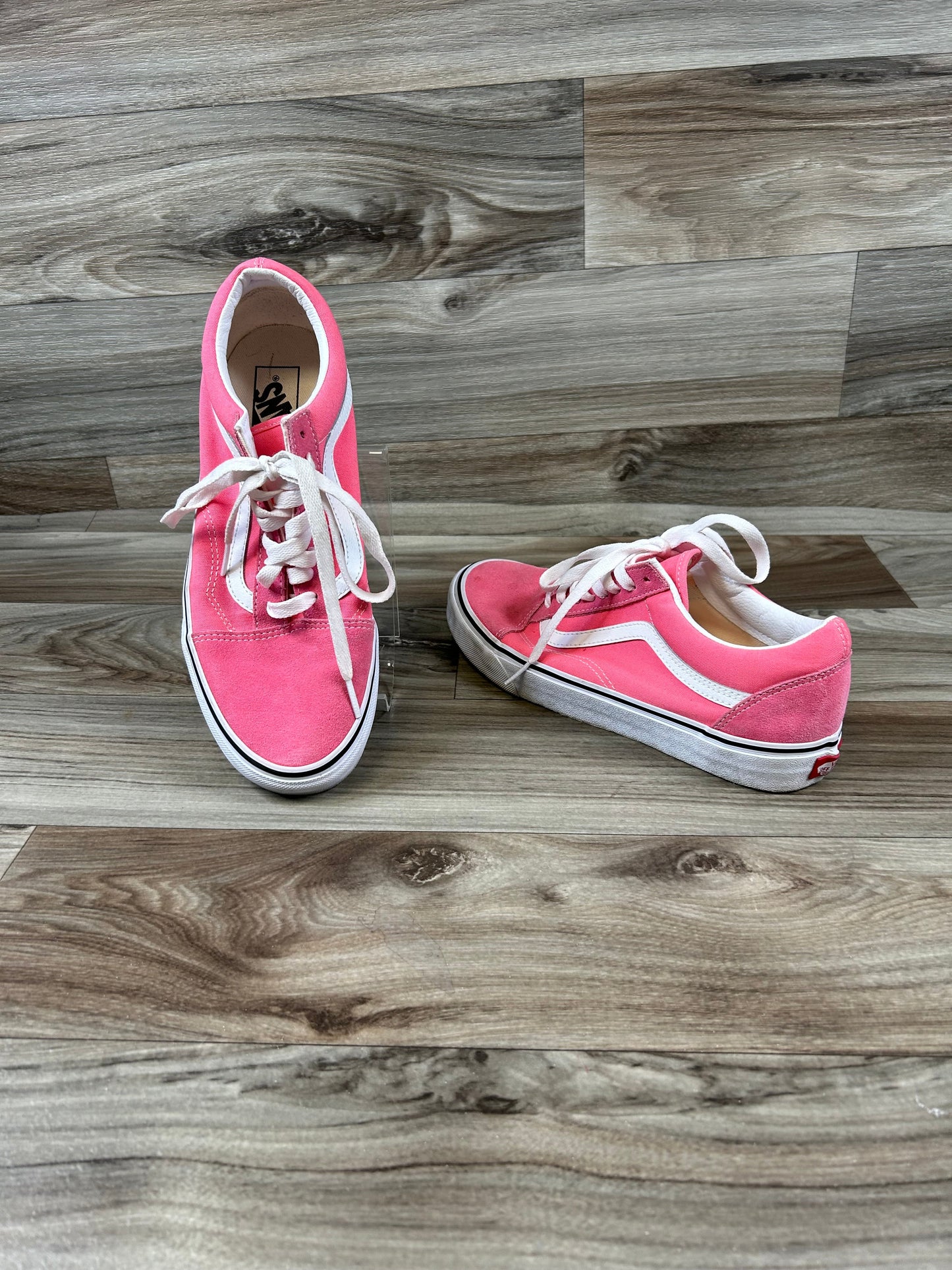 Shoes Sneakers By Vans In Pink, Size: 10