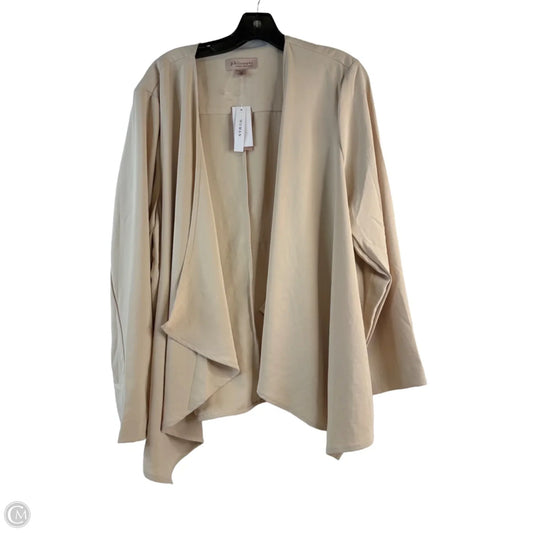 Cardigan By Philosophy In Tan, Size: 2x
